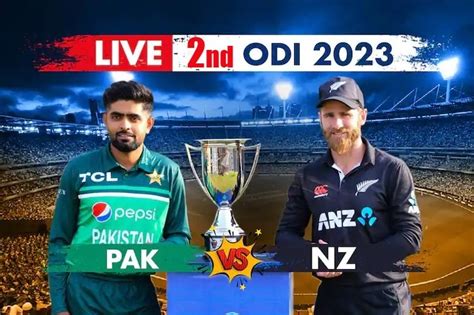 pak vs nz odi 2023 scorecard|Pakistan vs New Zealand, 2nd ODI .